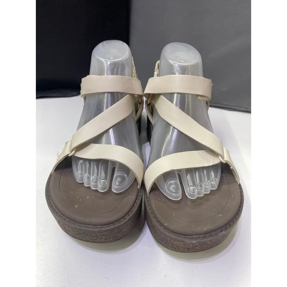 Teva Midform Universal Leather Sandals Desert Taupe Platform 1151015 Womens 9